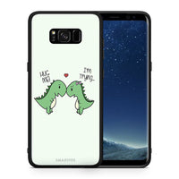 Thumbnail for Θήκη Samsung S8 Rex Valentine από τη Smartfits με σχέδιο στο πίσω μέρος και μαύρο περίβλημα | Samsung S8 Rex Valentine case with colorful back and black bezels