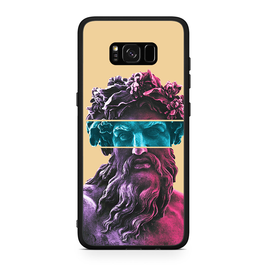 Samsung S8 Zeus Art Θήκη Αγίου Βαλεντίνου από τη Smartfits με σχέδιο στο πίσω μέρος και μαύρο περίβλημα | Smartphone case with colorful back and black bezels by Smartfits