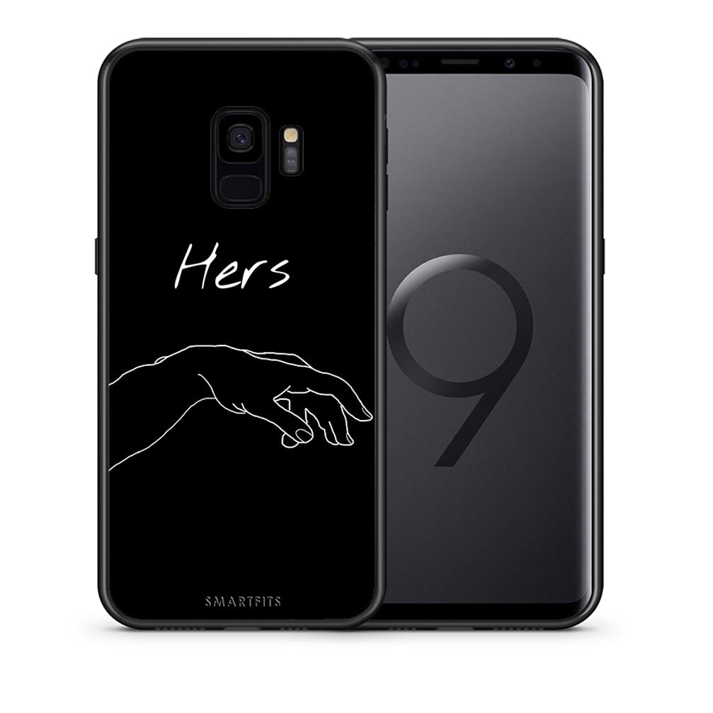 Θήκη Αγίου Βαλεντίνου Samsung S9 Aeshetic Love 1 από τη Smartfits με σχέδιο στο πίσω μέρος και μαύρο περίβλημα | Samsung S9 Aeshetic Love 1 case with colorful back and black bezels