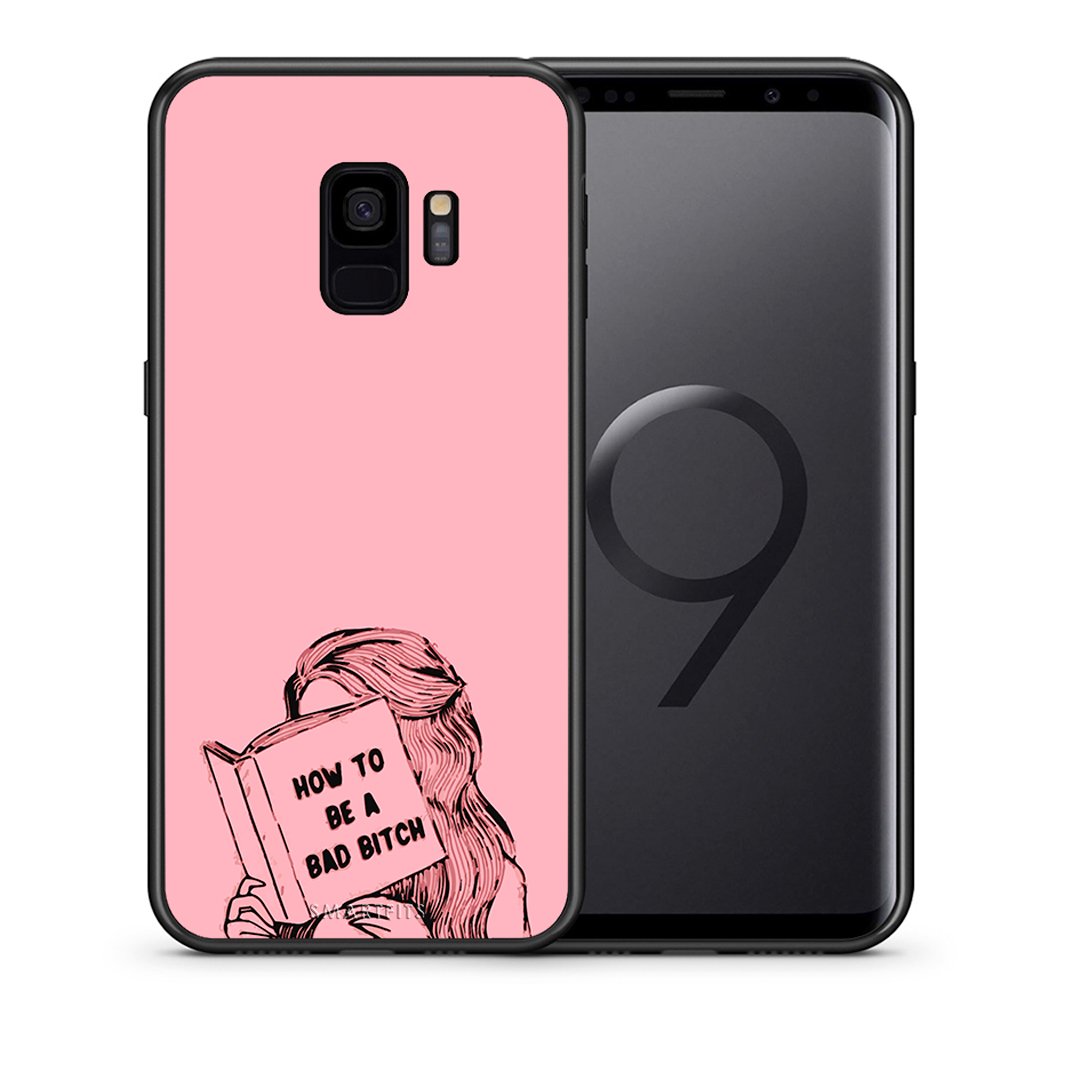 Θήκη Samsung S9 Bad Bitch από τη Smartfits με σχέδιο στο πίσω μέρος και μαύρο περίβλημα | Samsung S9 Bad Bitch case with colorful back and black bezels