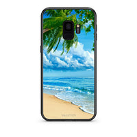 Thumbnail for samsung s9 Beautiful Beach θήκη από τη Smartfits με σχέδιο στο πίσω μέρος και μαύρο περίβλημα | Smartphone case with colorful back and black bezels by Smartfits