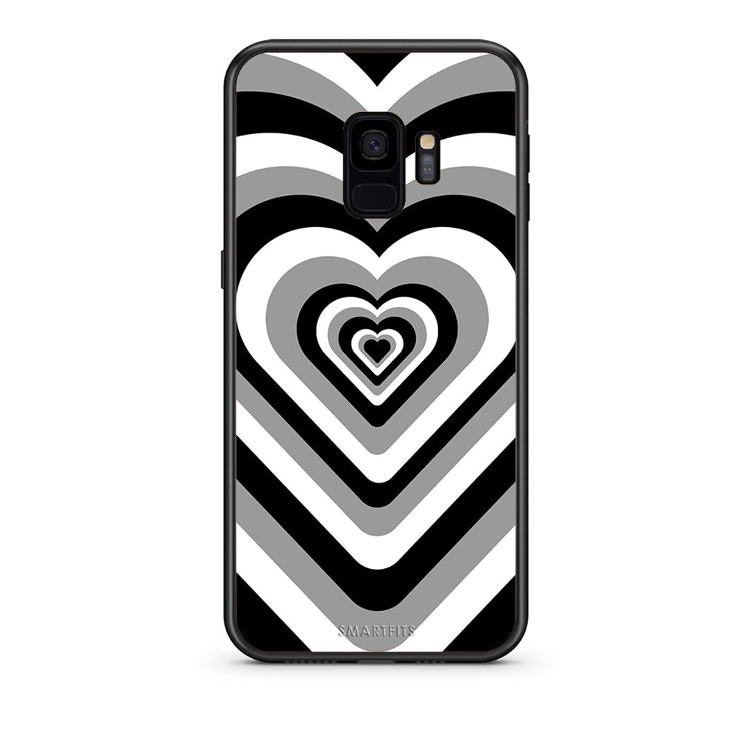 samsung s9 Black Hearts θήκη από τη Smartfits με σχέδιο στο πίσω μέρος και μαύρο περίβλημα | Smartphone case with colorful back and black bezels by Smartfits