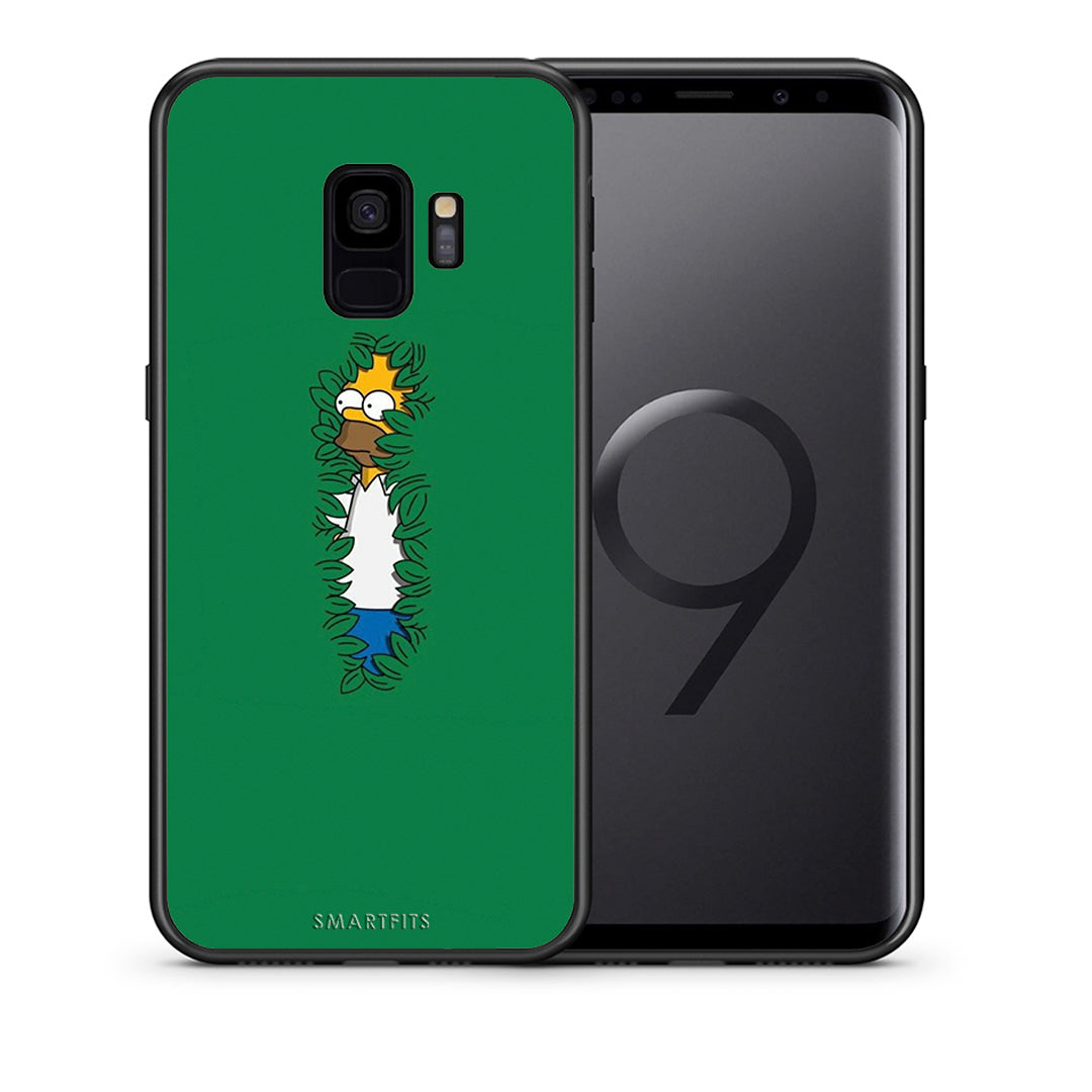 Θήκη Αγίου Βαλεντίνου Samsung S9 Bush Man από τη Smartfits με σχέδιο στο πίσω μέρος και μαύρο περίβλημα | Samsung S9 Bush Man case with colorful back and black bezels