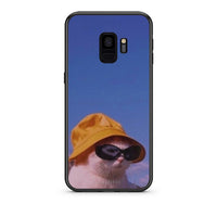Thumbnail for samsung s9 Cat Diva θήκη από τη Smartfits με σχέδιο στο πίσω μέρος και μαύρο περίβλημα | Smartphone case with colorful back and black bezels by Smartfits