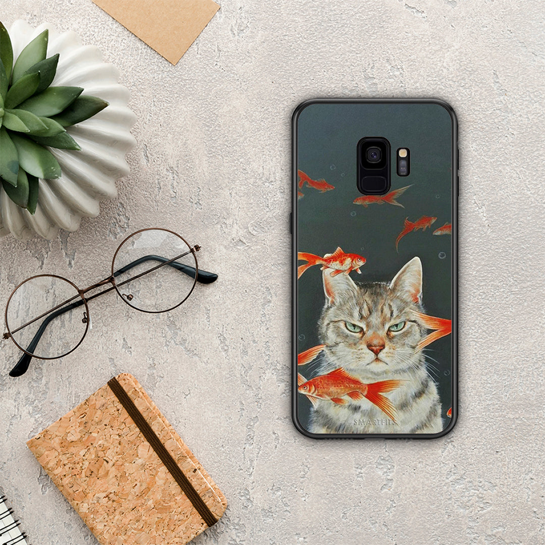 Cat Goldfish - Samsung Galaxy S9 case