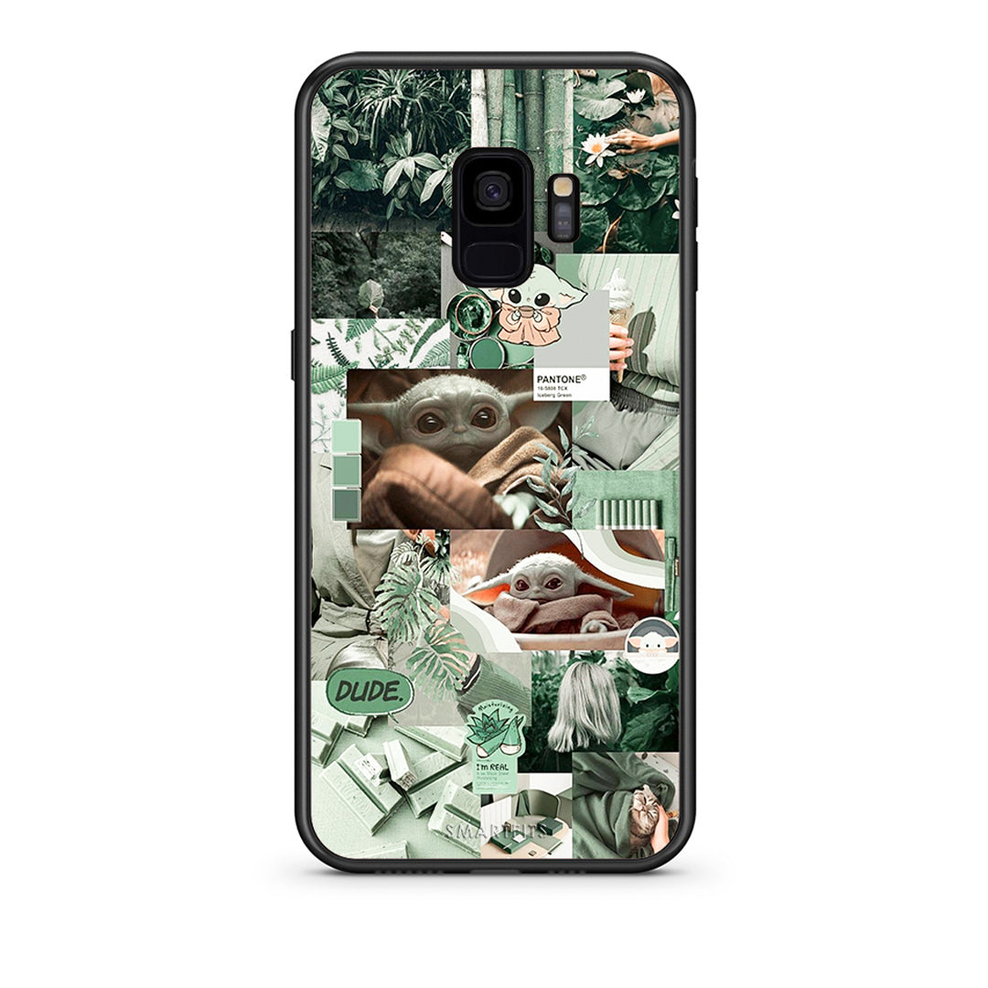 samsung s9 Collage Dude Θήκη Αγίου Βαλεντίνου από τη Smartfits με σχέδιο στο πίσω μέρος και μαύρο περίβλημα | Smartphone case with colorful back and black bezels by Smartfits