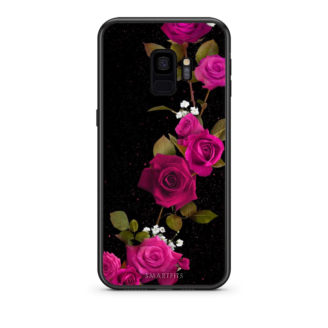 4 - samsung s9 Red Roses Flower case, cover, bumper