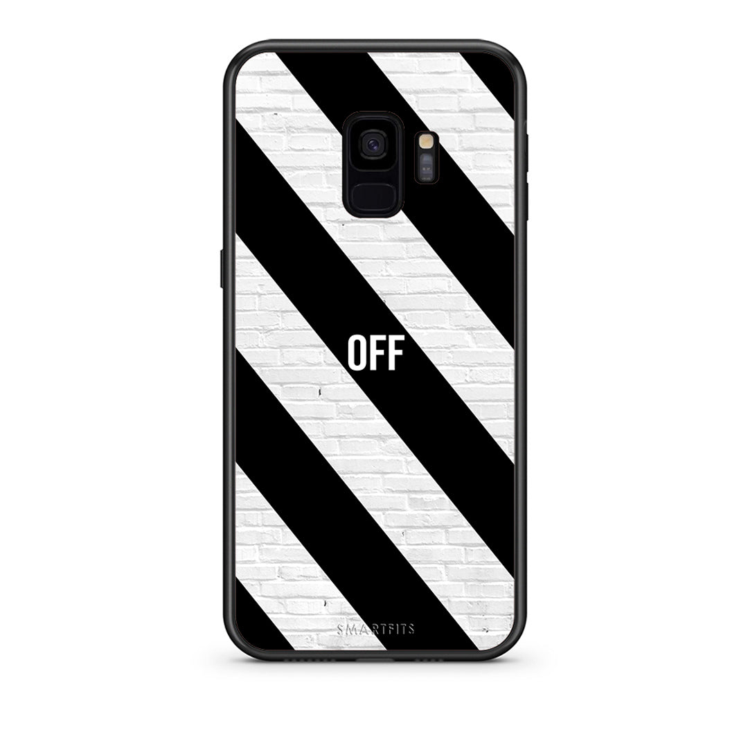 samsung s9 Get Off θήκη από τη Smartfits με σχέδιο στο πίσω μέρος και μαύρο περίβλημα | Smartphone case with colorful back and black bezels by Smartfits