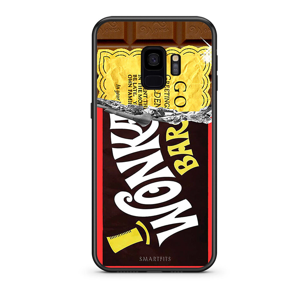 samsung s9 Golden Ticket θήκη από τη Smartfits με σχέδιο στο πίσω μέρος και μαύρο περίβλημα | Smartphone case with colorful back and black bezels by Smartfits