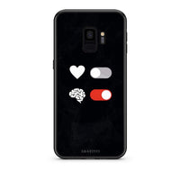 Thumbnail for samsung s9 Heart Vs Brain Θήκη Αγίου Βαλεντίνου από τη Smartfits με σχέδιο στο πίσω μέρος και μαύρο περίβλημα | Smartphone case with colorful back and black bezels by Smartfits