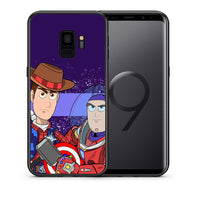 Thumbnail for Θήκη Samsung S9 Infinity Story από τη Smartfits με σχέδιο στο πίσω μέρος και μαύρο περίβλημα | Samsung S9 Infinity Story case with colorful back and black bezels