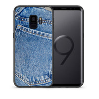 Thumbnail for Θήκη Samsung S9 Jeans Pocket από τη Smartfits με σχέδιο στο πίσω μέρος και μαύρο περίβλημα | Samsung S9 Jeans Pocket case with colorful back and black bezels