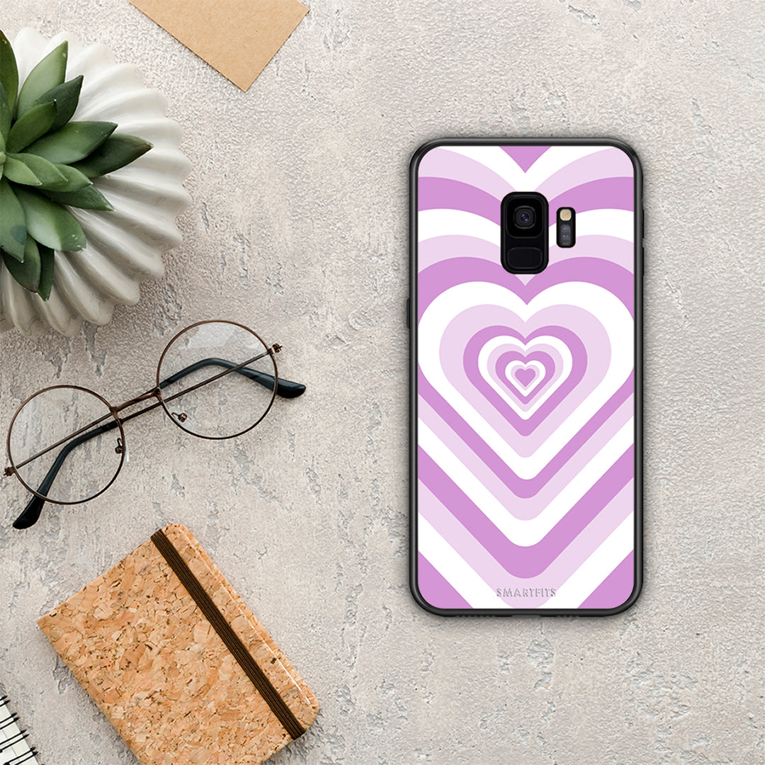 Lilac Hearts - Samsung Galaxy S9 θήκη