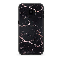 Thumbnail for 4 - samsung galaxy s9 Black Rosegold Marble case, cover, bumper