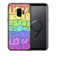 Thumbnail for Θήκη Samsung S9 Melting Rainbow από τη Smartfits με σχέδιο στο πίσω μέρος και μαύρο περίβλημα | Samsung S9 Melting Rainbow case with colorful back and black bezels