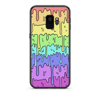 Thumbnail for samsung s9 Melting Rainbow θήκη από τη Smartfits με σχέδιο στο πίσω μέρος και μαύρο περίβλημα | Smartphone case with colorful back and black bezels by Smartfits