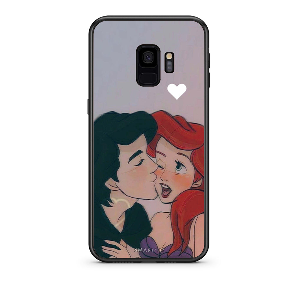 samsung s9 Mermaid Love Θήκη Αγίου Βαλεντίνου από τη Smartfits με σχέδιο στο πίσω μέρος και μαύρο περίβλημα | Smartphone case with colorful back and black bezels by Smartfits