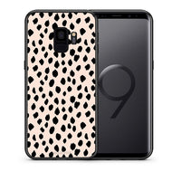 Thumbnail for Θήκη Samsung S9 New Polka Dots από τη Smartfits με σχέδιο στο πίσω μέρος και μαύρο περίβλημα | Samsung S9 New Polka Dots case with colorful back and black bezels