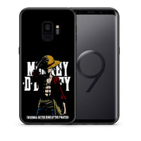 Thumbnail for Θήκη Samsung S9 Pirate King από τη Smartfits με σχέδιο στο πίσω μέρος και μαύρο περίβλημα | Samsung S9 Pirate King case with colorful back and black bezels