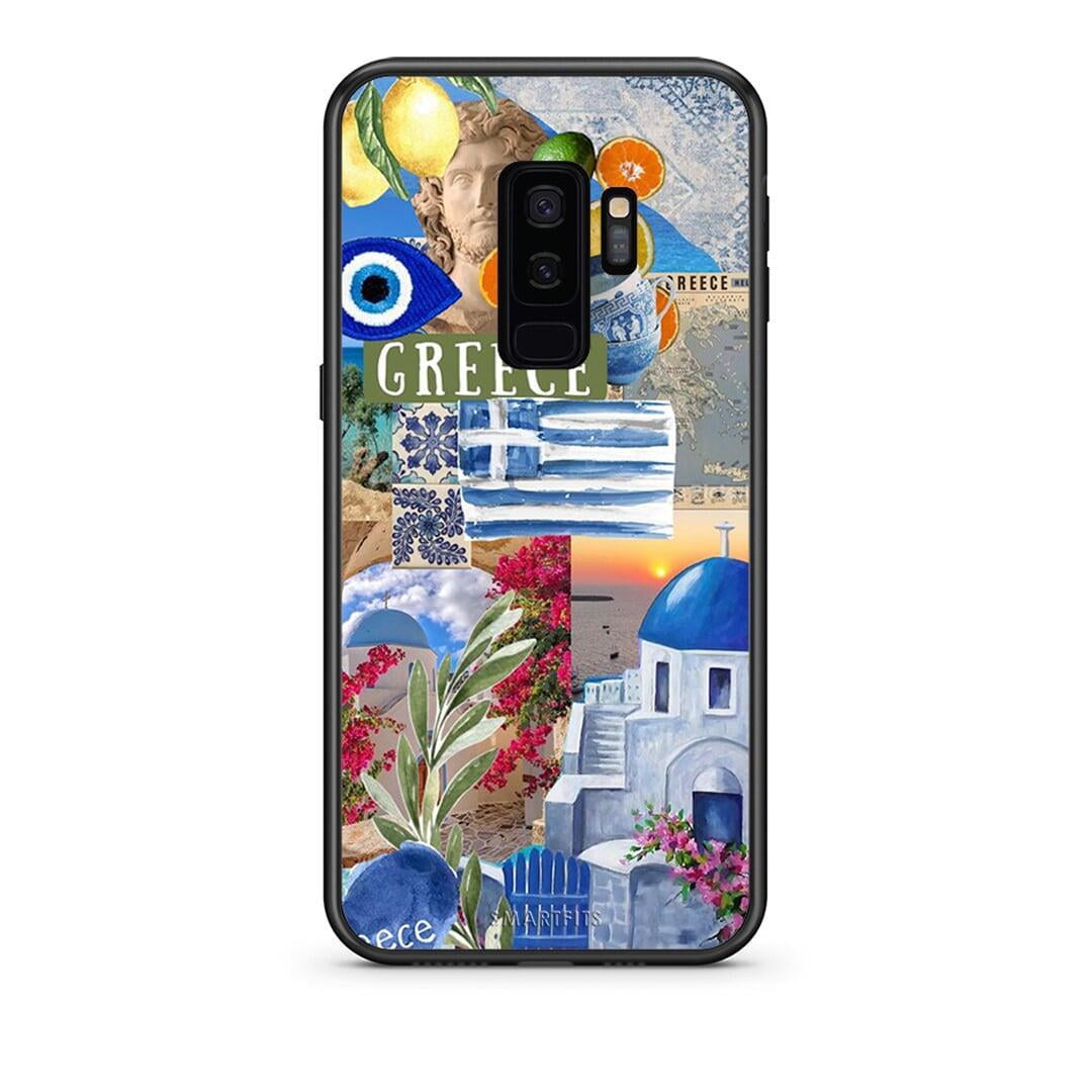 samsung s9 plus All Greek Θήκη από τη Smartfits με σχέδιο στο πίσω μέρος και μαύρο περίβλημα | Smartphone case with colorful back and black bezels by Smartfits