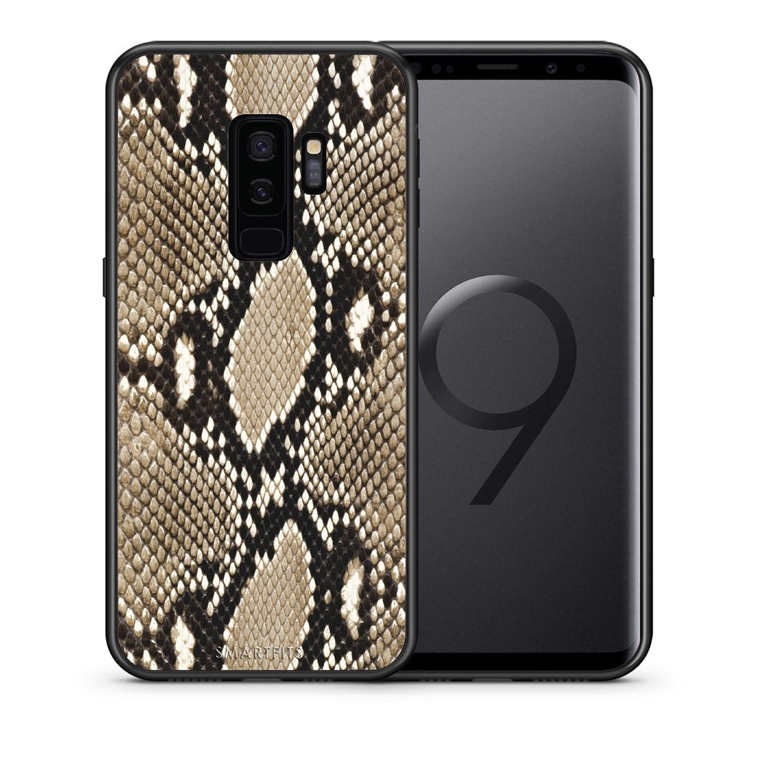 Θήκη Samsung S9 Plus Fashion Snake Animal από τη Smartfits με σχέδιο στο πίσω μέρος και μαύρο περίβλημα | Samsung S9 Plus Fashion Snake Animal case with colorful back and black bezels
