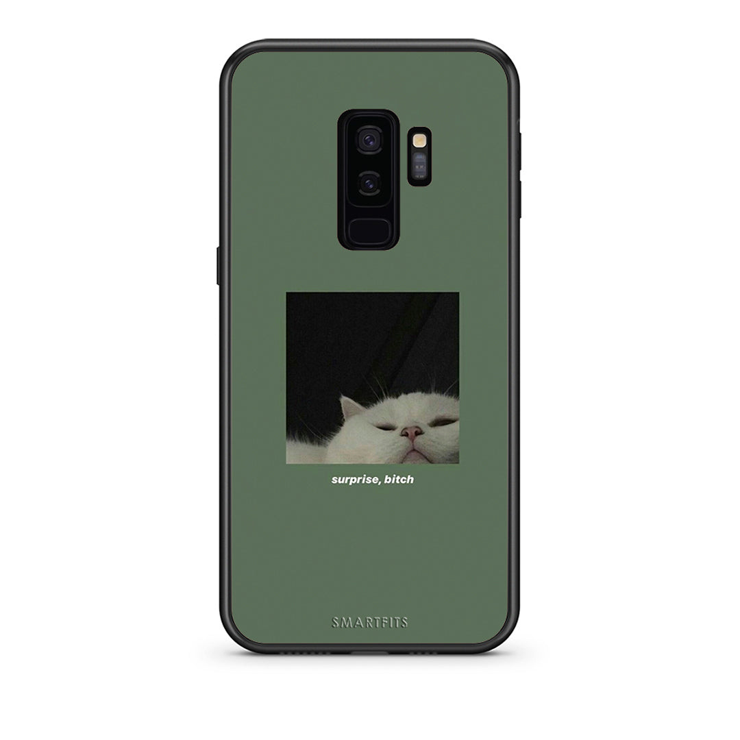 samsung s9 plus Bitch Surprise θήκη από τη Smartfits με σχέδιο στο πίσω μέρος και μαύρο περίβλημα | Smartphone case with colorful back and black bezels by Smartfits