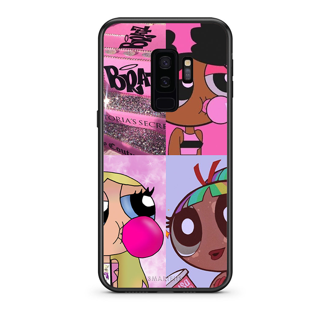 samsung s9 plus Bubble Girls Θήκη Αγίου Βαλεντίνου από τη Smartfits με σχέδιο στο πίσω μέρος και μαύρο περίβλημα | Smartphone case with colorful back and black bezels by Smartfits