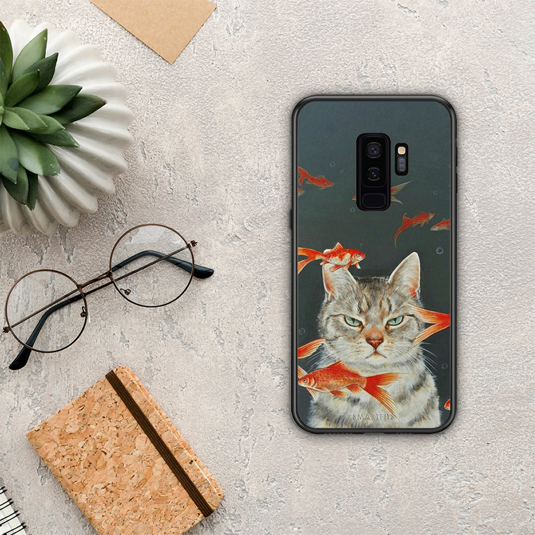 Cat Goldfish - Samsung Galaxy S9+ case