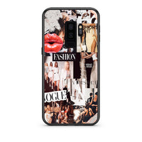 Thumbnail for samsung s9 plus Collage Fashion Θήκη Αγίου Βαλεντίνου από τη Smartfits με σχέδιο στο πίσω μέρος και μαύρο περίβλημα | Smartphone case with colorful back and black bezels by Smartfits