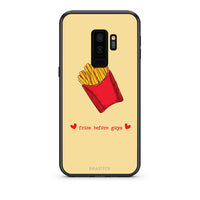 Thumbnail for samsung s9 plus Fries Before Guys Θήκη Αγίου Βαλεντίνου από τη Smartfits με σχέδιο στο πίσω μέρος και μαύρο περίβλημα | Smartphone case with colorful back and black bezels by Smartfits