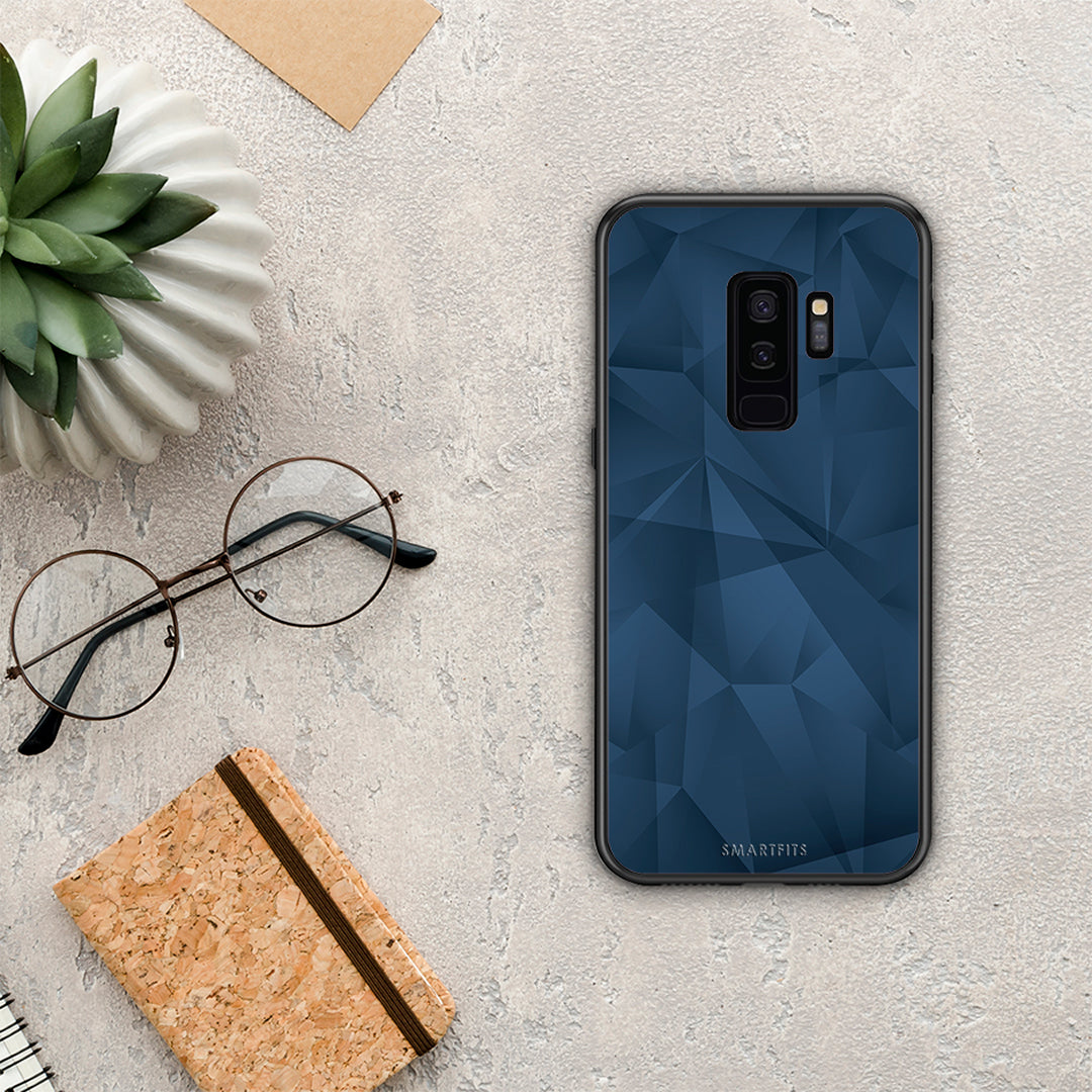 Geometric Blue Abstract - Samsung Galaxy S9+ case