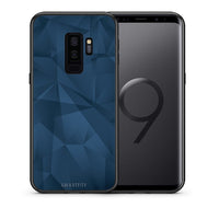 Thumbnail for Θήκη Samsung S9 Plus Blue Abstract Geometric από τη Smartfits με σχέδιο στο πίσω μέρος και μαύρο περίβλημα | Samsung S9 Plus Blue Abstract Geometric case with colorful back and black bezels