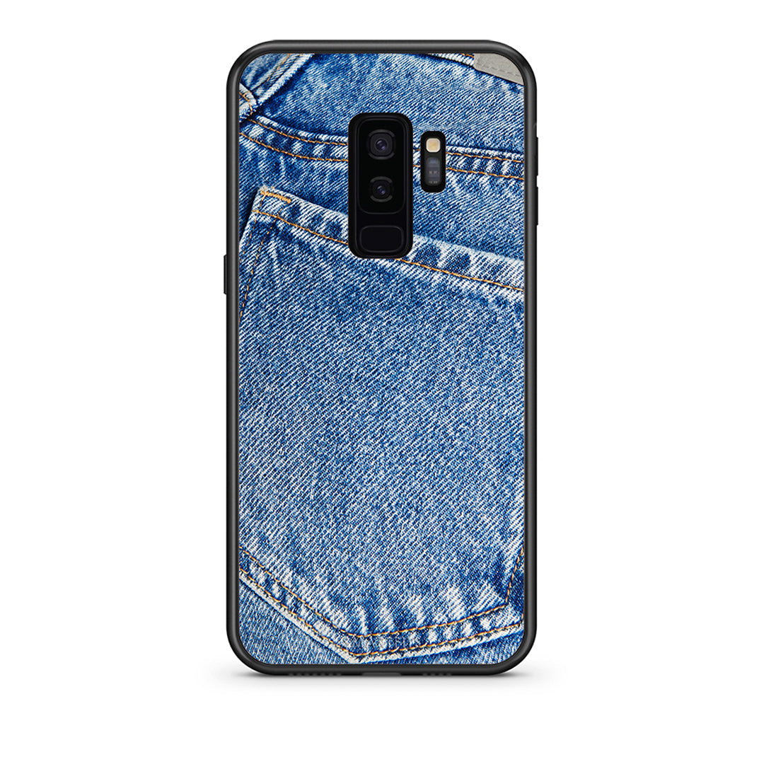 samsung s9 plus Jeans Pocket θήκη από τη Smartfits με σχέδιο στο πίσω μέρος και μαύρο περίβλημα | Smartphone case with colorful back and black bezels by Smartfits