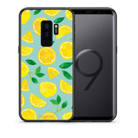 Thumbnail for Θήκη Samsung S9 Plus Lemons από τη Smartfits με σχέδιο στο πίσω μέρος και μαύρο περίβλημα | Samsung S9 Plus Lemons case with colorful back and black bezels