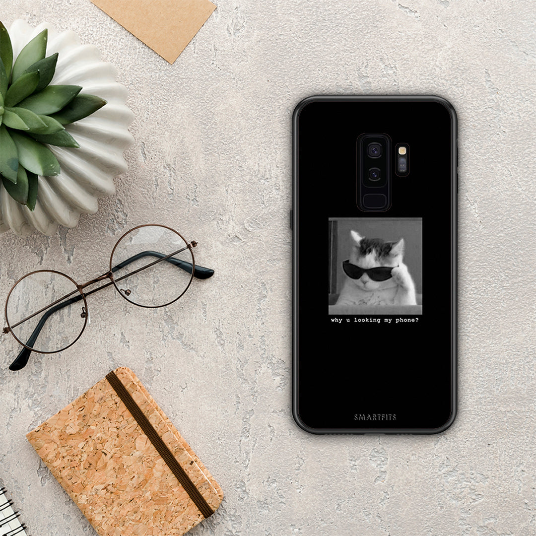 Meme Cat - Samsung Galaxy S9+ case