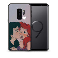 Thumbnail for Θήκη Αγίου Βαλεντίνου Samsung S9 Plus Mermaid Love από τη Smartfits με σχέδιο στο πίσω μέρος και μαύρο περίβλημα | Samsung S9 Plus Mermaid Love case with colorful back and black bezels