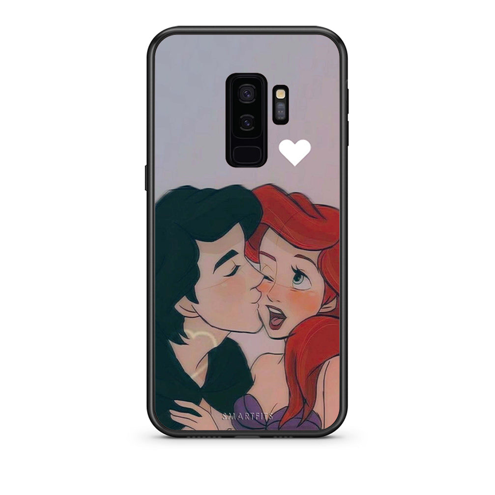 samsung s9 plus Mermaid Love Θήκη Αγίου Βαλεντίνου από τη Smartfits με σχέδιο στο πίσω μέρος και μαύρο περίβλημα | Smartphone case with colorful back and black bezels by Smartfits