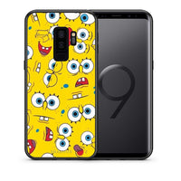 Thumbnail for Θήκη Samsung S9 Plus Sponge PopArt από τη Smartfits με σχέδιο στο πίσω μέρος και μαύρο περίβλημα | Samsung S9 Plus Sponge PopArt case with colorful back and black bezels