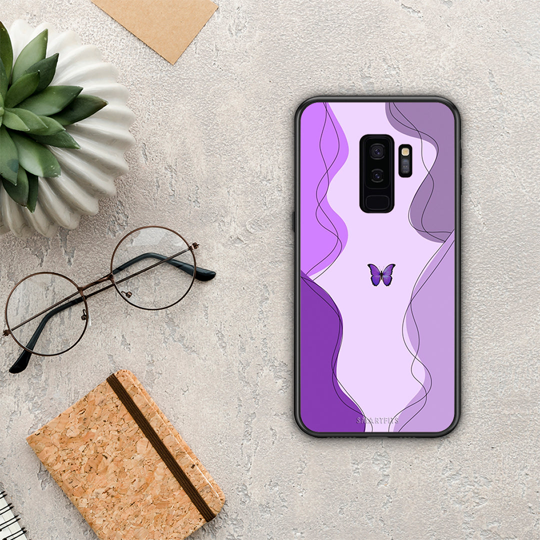 Purple Mariposa - Samsung Galaxy S9+ case