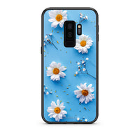 Thumbnail for samsung s9 plus Real Daisies θήκη από τη Smartfits με σχέδιο στο πίσω μέρος και μαύρο περίβλημα | Smartphone case with colorful back and black bezels by Smartfits