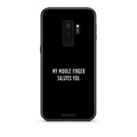 Thumbnail for samsung s9 plus Salute θήκη από τη Smartfits με σχέδιο στο πίσω μέρος και μαύρο περίβλημα | Smartphone case with colorful back and black bezels by Smartfits