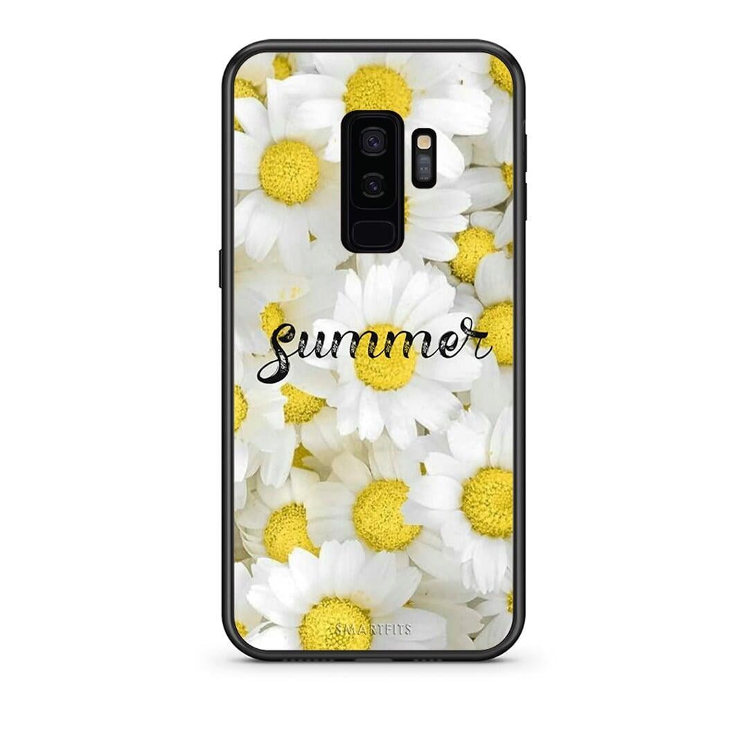 samsung s9 plus Summer Daisies Θήκη από τη Smartfits με σχέδιο στο πίσω μέρος και μαύρο περίβλημα | Smartphone case with colorful back and black bezels by Smartfits