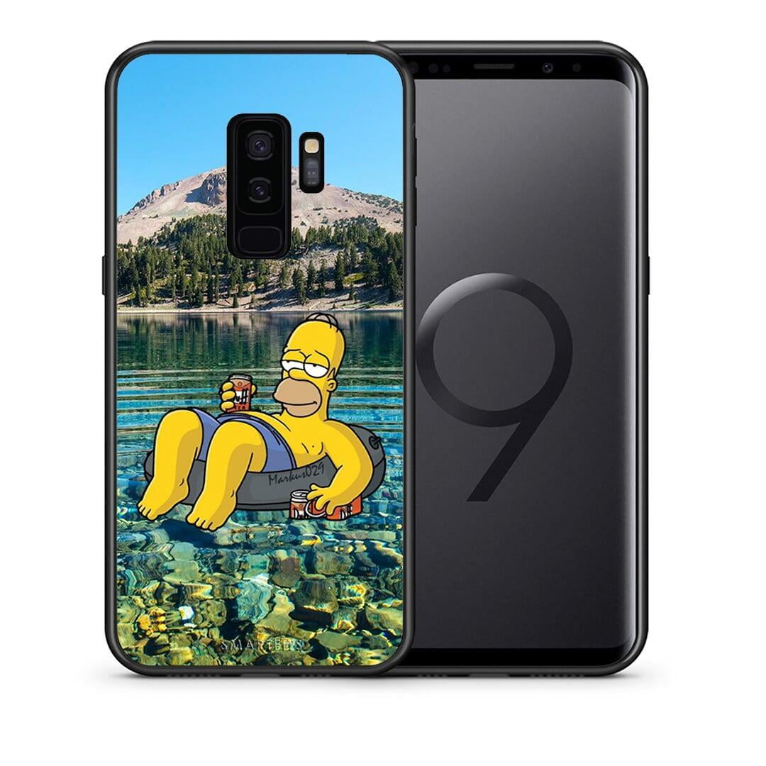 Θήκη Samsung S9 Plus Summer Happiness από τη Smartfits με σχέδιο στο πίσω μέρος και μαύρο περίβλημα | Samsung S9 Plus Summer Happiness case with colorful back and black bezels