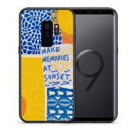 Thumbnail for Θήκη Samsung S9 Plus Sunset Memories από τη Smartfits με σχέδιο στο πίσω μέρος και μαύρο περίβλημα | Samsung S9 Plus Sunset Memories case with colorful back and black bezels