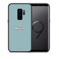 Thumbnail for Θήκη Samsung S9 Plus Positive Text από τη Smartfits με σχέδιο στο πίσω μέρος και μαύρο περίβλημα | Samsung S9 Plus Positive Text case with colorful back and black bezels