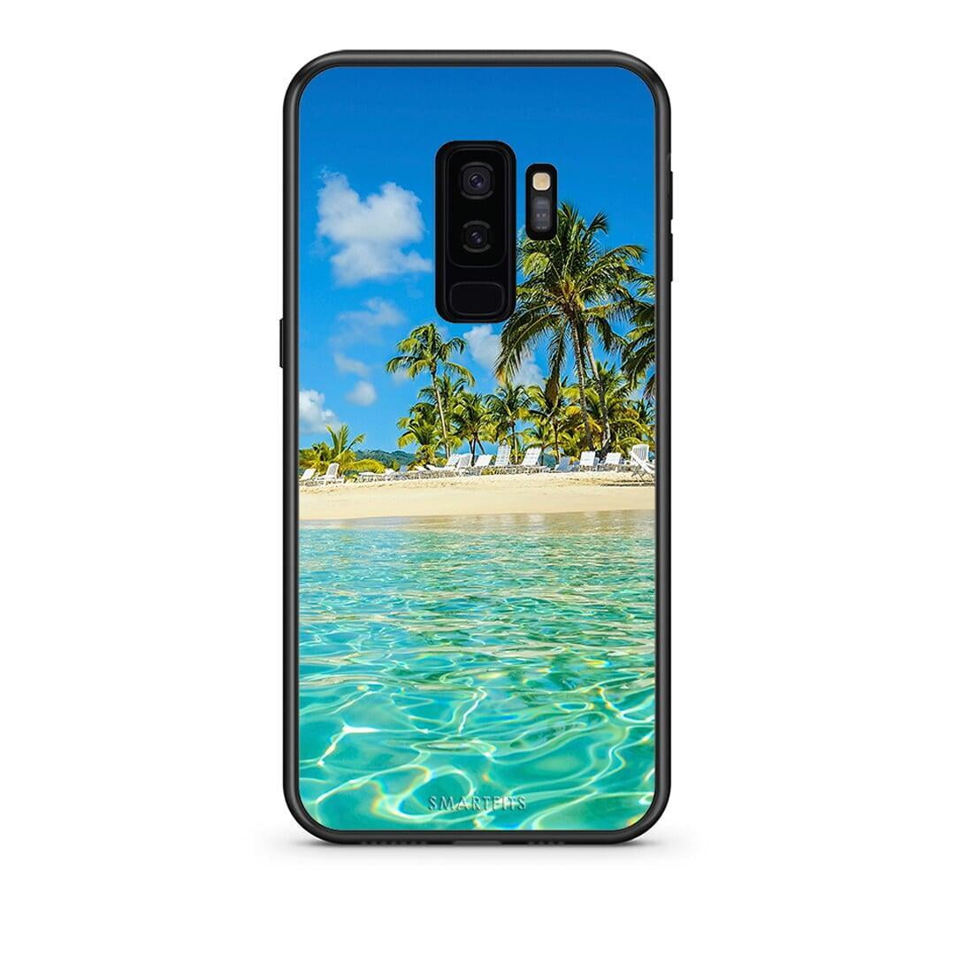 samsung s9 plus Tropical Vibes Θήκη από τη Smartfits με σχέδιο στο πίσω μέρος και μαύρο περίβλημα | Smartphone case with colorful back and black bezels by Smartfits