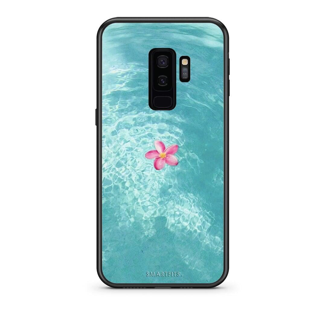 samsung s9 plus Water Flower Θήκη από τη Smartfits με σχέδιο στο πίσω μέρος και μαύρο περίβλημα | Smartphone case with colorful back and black bezels by Smartfits