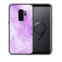 Thumbnail for Θήκη Samsung S9 Plus Lavender Watercolor από τη Smartfits με σχέδιο στο πίσω μέρος και μαύρο περίβλημα | Samsung S9 Plus Lavender Watercolor case with colorful back and black bezels