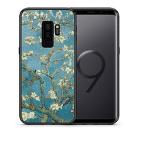 Thumbnail for Θήκη Samsung S9 Plus White Blossoms από τη Smartfits με σχέδιο στο πίσω μέρος και μαύρο περίβλημα | Samsung S9 Plus White Blossoms case with colorful back and black bezels
