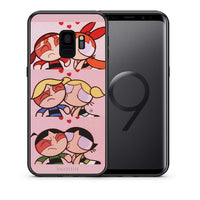 Thumbnail for Θήκη Αγίου Βαλεντίνου Samsung S9 Puff Love από τη Smartfits με σχέδιο στο πίσω μέρος και μαύρο περίβλημα | Samsung S9 Puff Love case with colorful back and black bezels